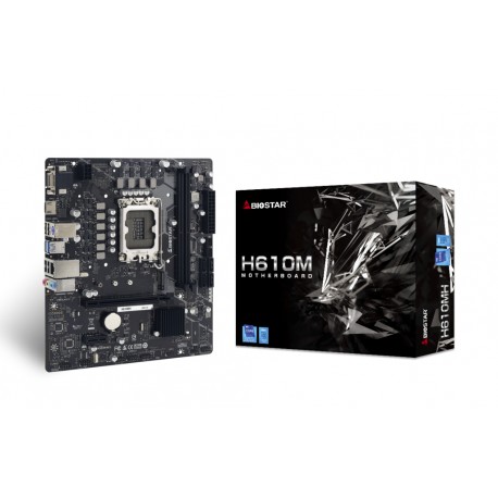 Biostar H610MH placa base Intel H610 LGA 1700 micro ATX