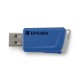 Verbatim Store 'n' Click - Unidad USB 3.2 GEN1 - 2x32 GB, Rojo/Azul - 49308