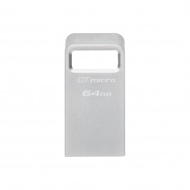 Kingston Technology DataTraveler Micro unidad flash USB 64 GB USB tipo A 3.2 Gen 1 (3.1 Gen 1) Plata - dtmc3g2/64gb