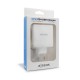 AISENS Cargador 57 W, 1x USB-C PD3.0 45 W, 1x USB-A 5 V / 2.4 A 12 W, Blanco - ASCH-2PD45A-W