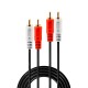 Lindy 35666 cable de audio 20 m 2 x RCA Negro, Rojo, Blanco