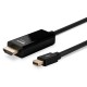 Lindy 36926 adaptador de cable de vídeo 1 m HDMI tipo A (Estándar) Mini DisplayPort Negro