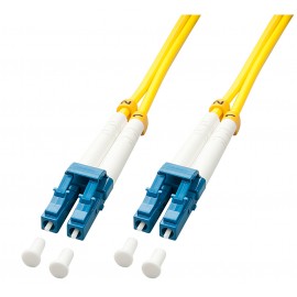 Lindy 47452 cable de fibra optica 3 m LC OS2 Amarillo