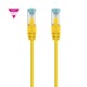 Nanocable Cable de Red Cat.7 600MHZ LSZH SFTP PIMF AWG26, Amarillo, 30 cm - 10.20.1700-L30-Y