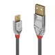 Lindy 36654 cable USB 5 m USB 2.0 USB A Micro-USB B Gris