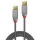 Lindy 36628 cable USB 3 m USB 3.2 Gen 1 (3.1 Gen 1) USB A Gris