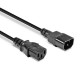 Lindy 30332 cable de transmisión Negro 3 m C13 acoplador C14 acoplador