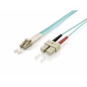 Equip 255316 cable de fibra optica 10 m LC SC OM3 Turquesa