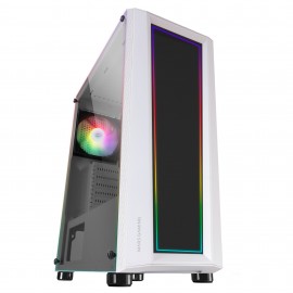 Mars Gaming MC-ART Blanco Caja PC Gaming ATX Doble Cristal Templado Dibujable ARGB 12 Modos Ventilador 12cm - MCARTW