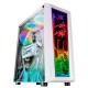 Mars Gaming MC-ART Blanco Caja PC Gaming ATX Doble Cristal Templado Dibujable ARGB 12 Modos Ventilador 12cm - MCARTW