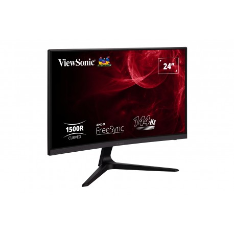 Viewsonic VX Series VX2418C pantalla para PC 61 cm (24'') 1920 x 1080 Pixeles LCD Negro