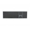 NATEC NKL-1830 teclado RF Wireless + Bluetooth QWERTY Español Negro, Gris