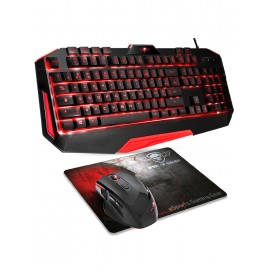 Spirit of Gamer Pro MK3 teclado USB AZERTY Negro - sog-3in1