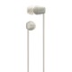 Sony WI-C100 Auriculares Inalámbrico Dentro de oído Llamadas/Música Bluetooth Beige - WIC100C.CE7