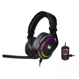 Thermaltake ARGENT H5 RGB Auriculares Alámbrico Diadema Juego Negro - GHT-THF-DIECBK-31