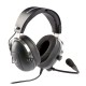 Thrustmaster 4060196 auricular y casco Auriculares Alámbrico Aviación/Control de tráfico aéreo Gris