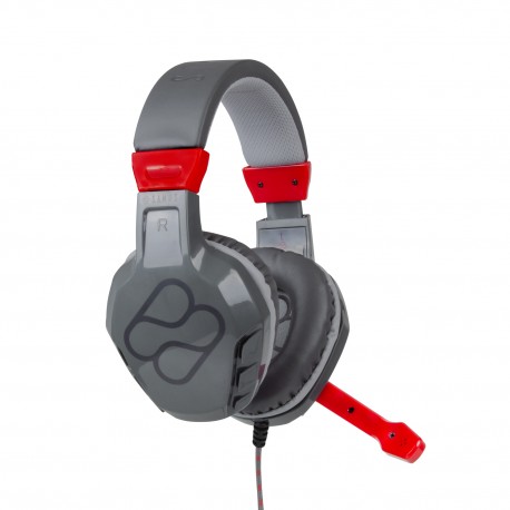 Blade Samus Auriculares Alámbrico Diadema Juego Negro, Gris, Rojo