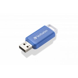 Verbatim V DataBar unidad flash USB 64 GB USB tipo A 2.0 Azul - 49455