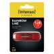 Intenso Rainbow Line unidad flash USB 128 GB USB tipo A 2.0 Rojo, Transparente - 3502491