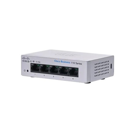 Cisco CBS110 No administrado L2 Gigabit Ethernet (10/100/1000) 1U Gris