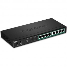 Trendnet TPE-TG84 switch No administrado Gigabit Ethernet (10/100/1000) Energía sobre Ethernet (PoE) Negro