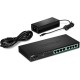 Trendnet TPE-TG84 switch No administrado Gigabit Ethernet (10/100/1000) Energía sobre Ethernet (PoE) Negro