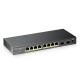 Zyxel GS1100-10HP v2 No administrado Gigabit Ethernet (10/100/1000) Energía sobre Ethernet (PoE) Negro