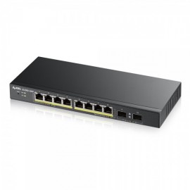 Zyxel GS1900-8HP v3 PoE Gestionado L2 Gigabit Ethernet (10/100/1000) Energía sobre Ethernet (PoE) Negro