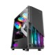 Mars Gaming MC-X2 Negro Caja PC Gaming ATX Frontal Acero FRGB 2 Ventiladores 12cm FRGB Ventana Lateral Completa