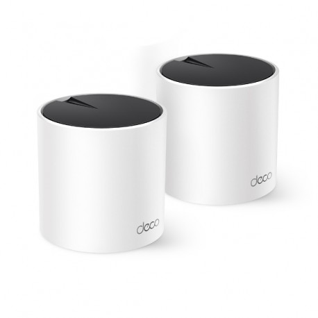 TP-Link AX3000 Doble banda (2,4 GHz / 5 GHz) Wi-Fi 6 (802.11ax) Blanco 3 Interno - DECO X55(2-PACK)