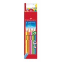 Faber-Castell Jumbo GRIP Azul, Verde, Naranja, Rosa, Amarillo 5 pieza(s) - 110994