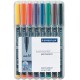 Staedtler 317 WP8 marcador permanente Negro, Azul, Marrón, Verde, Naranja, Rojo, Violeta, Amarillo 8 pieza(s)