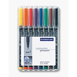 Staedtler 318 WP8 marcador permanente Negro, Azul, Marrón, Verde, Naranja, Rojo, Violeta, Amarillo 8 pieza(s)