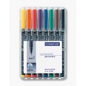 Staedtler 318 WP8 marcador permanente Negro, Azul, Marrón, Verde, Naranja, Rojo, Violeta, Amarillo 8 pieza(s)