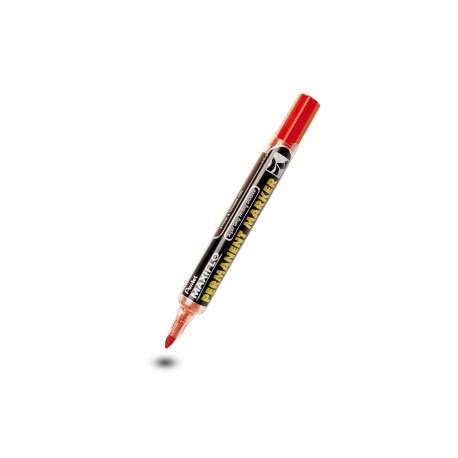 Pentel Maxiflo marcador permanente Punta redonda Rojo - NLF50-BO