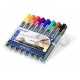 Staedtler 352 WP8 marcador permanente Negro, Azul, Marrón, Verde, Naranja, Rojo, Violeta, Amarillo 8 pieza(s)