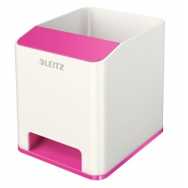 Leitz WOW Poliestireno Metálico, Rosa porta lápices - 53631023