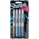 Sharpie 2067107 marcador permanente Azul, Oro, Rojo, Plata 4 pieza(s)