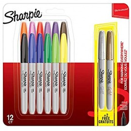 Sharpie 2061126 marcador permanente Metálico, Multicolor 14 pieza(s)