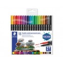 Staedtler 3187 marcador permanente Multicolor 18 pieza(s)