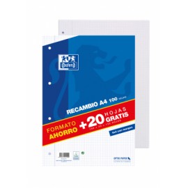 Oxford 400058179 papel de cuaderno 210 x 297 mm (A4) 120 hojas