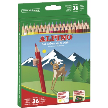 Alpino AL010600 lápiz de color Multicolor 36 pieza(s)