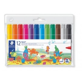 Staedtler Noris 340 marcador permanente Multicolor 12 pieza(s) - 340 WP12