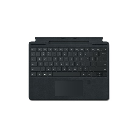 Microsoft Surface Pro Signature Keyboard with Fingerprint Reader Negro Microsoft Cover port QWERTY Español - 8XG-00012