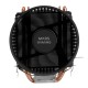 Mars Gaming MCPUBK Disipador CPU 4 Heatpipes HCT TDP 160W Ventilador Ultra-silencioso PWM 11cm Negro