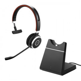 Jabra Evolve 65 Auriculares Inalámbrico y alámbrico Diadema Llamadas/Música USB tipo A Bluetooth Base de carga Negro