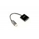 iggual IGG318041 adaptador de cable de vídeo 0,25 m DisplayPort HDMI Negro