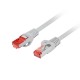 Lanberg PCF6-10CU-0100-S cable de red Gris 1 m Cat6 F/UTP (FTP)