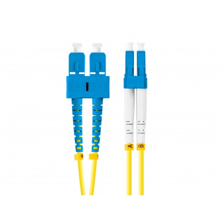 Lanberg FO-SULU-SD11-0020-YE cable de fibra optica 2 m SC/UPC LC/UPC G.657.A1 Amarillo