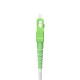 AISENS Cable Fibra Óptica Latiguillo G657A2 3.0 9/125 SMF Simplex CPR DCA LSZH, SC/APC-SC/APC, Blanco, 60 m